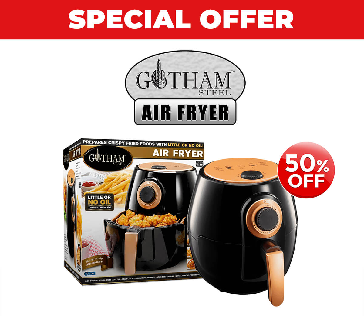 Gotham Steel Air Fryer TV Shop